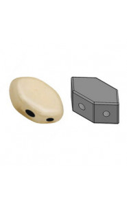 Les perles par Puca® Paros beads Opaque Beige Ceramic Look 03000/14413